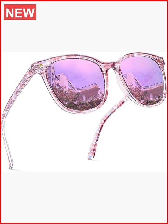 Polarized Square Sunglasses UV400 Protection Mirrored Beach Eyewear main image 6